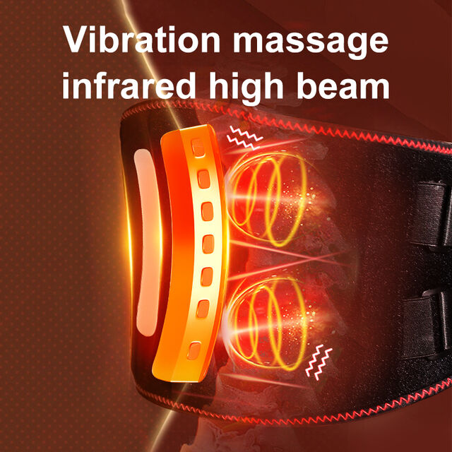 Heiße Produkte: Elektrischer Taillenmassagegürtel mit Graphenheizung und Vibration, Lendenwirbelstütze zur Linderung von Müdigkeit