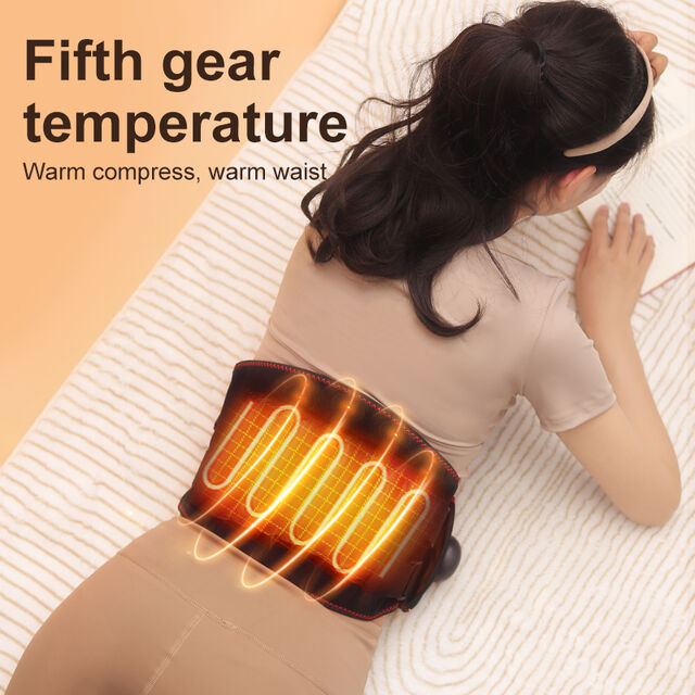 Heiße Produkte: Elektrischer Taillenmassagegürtel mit Graphenheizung und Vibration, Lendenwirbelstütze zur Linderung von Müdigkeit