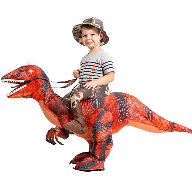 Déguisement Gonflable de Dinosaure pour Enfants - Tenue d'Halloween