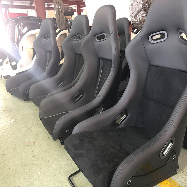 Bancos de Corrida de Carro em Carbono com Encosto Fixo Personalizados para Automóveis