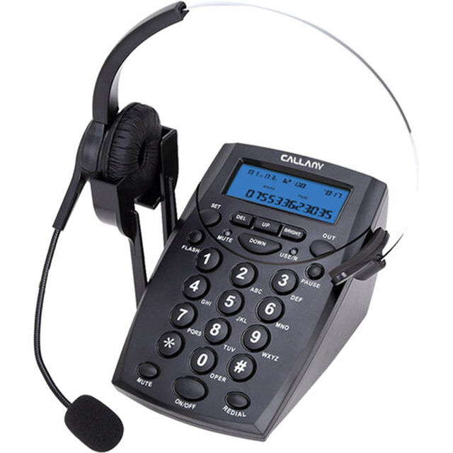 Callcenter-Headset mit Lautstärkeregelung und Geräuschunterdrückung