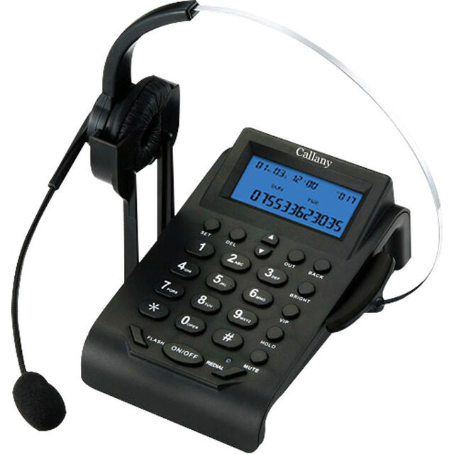 Callcenter-Headset mit Lautstärkeregelung und Geräuschunterdrückung