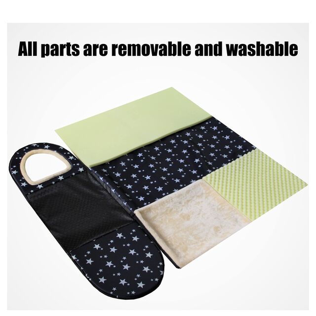 Cama para Perros, 2 Formas de Uso, Casa para Mascotas de Interior con Alfombrilla Mullida, Funda Extraíble y Lavable