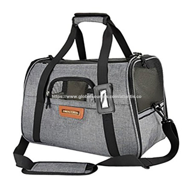 Sac de transport pour animaux de compagnie, approuvé par les compagnies aériennes, nouveau sac souple pliable tendance pour chiots, facile pour les animaux de compagnie