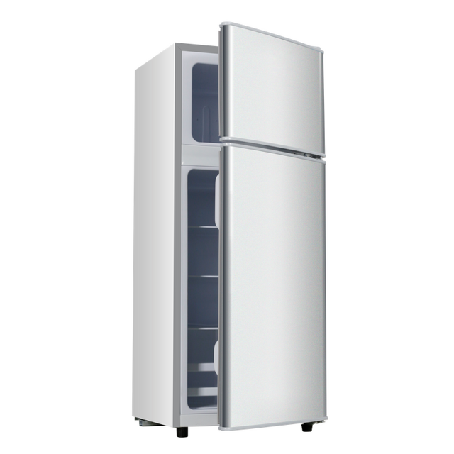 138L Double Door Household Refrigerator Freezer Dual Purpose Fridge Freezer
