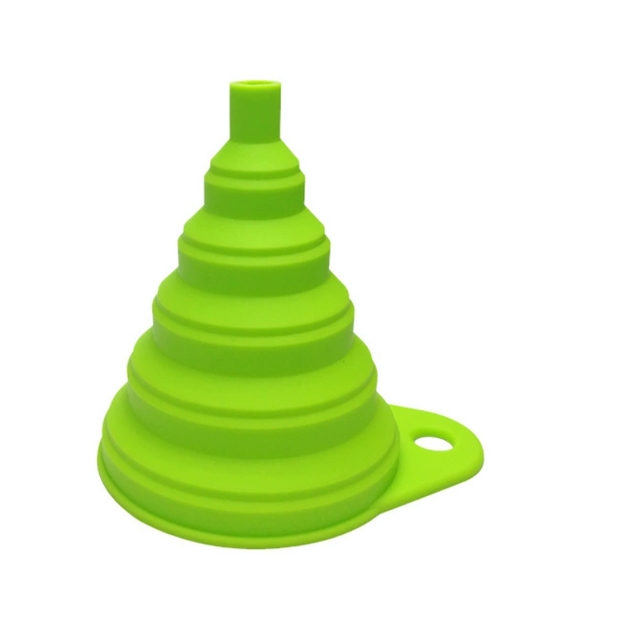 Embudo de silicona plegable para cocina, apto para alimentos, para vino, aceite y líquidos