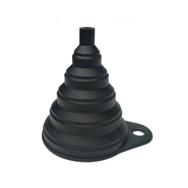 Embudo de silicona plegable para cocina, apto para alimentos, para vino, aceite y líquidos