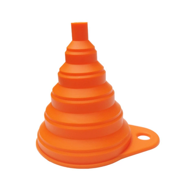 Embudo de silicona plegable para cocina, apto para alimentos, para vino, aceite y líquidos
