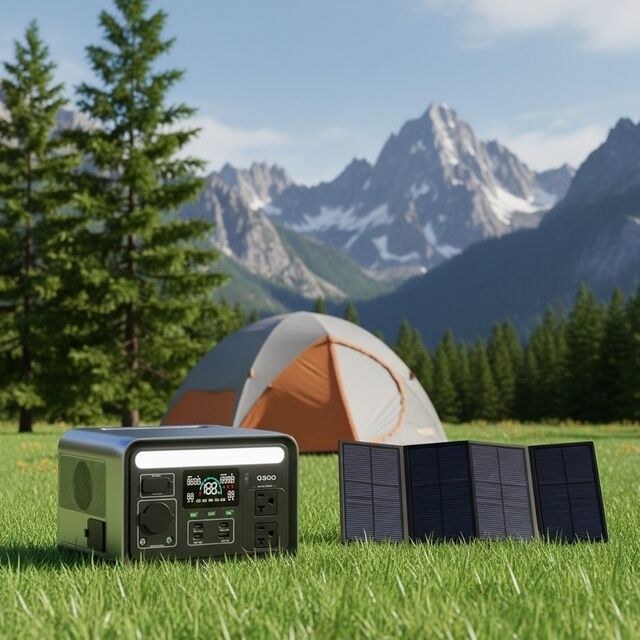 Estación de energía solar para exteriores MIQ OEM de alta capacidad, onda sinusoidal pura, 350W AC, generador solar Lifepo4 con inversor y función UPS