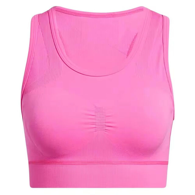Brassière de Sport Femme Vente en Gros Haut Soutien - Brassière de Sport Confortable Couleur Nude pour Yoga avec Double Bretelles