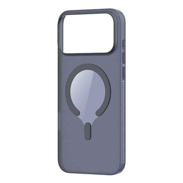 Capa ultrafina com textura de sarja para iPhone 18 Pro Max, capa magnética fina fosca, pele à prova de choque, concha leve