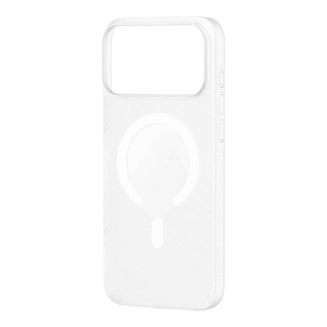 Capa ultrafina com textura de sarja para iPhone 18 Pro Max, capa magnética fina fosca, pele à prova de choque, concha leve