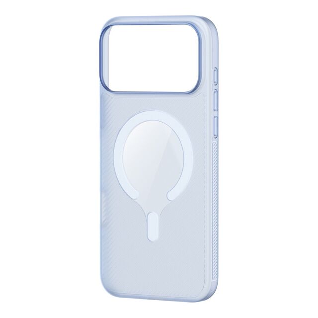 Capa ultrafina com textura de sarja para iPhone 18 Pro Max, capa magnética fina fosca, pele à prova de choque, concha leve