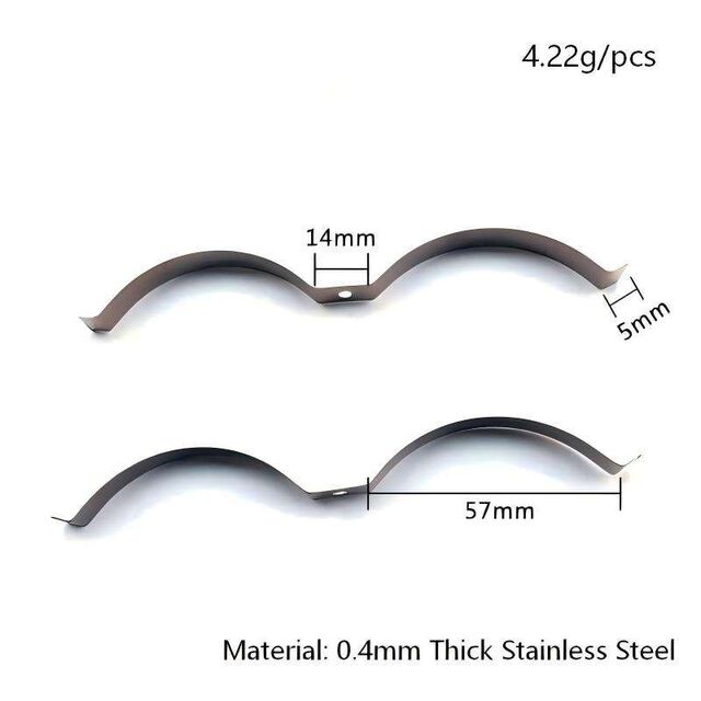 Stainless Steel Flat Spring Range Hood Exhaust Accessories