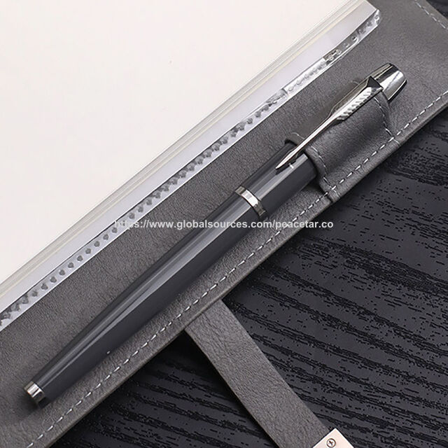 Agenda Inteligente Ejecutiva Tamaño A5 con Memoria USB y Cargador Inalámbrico Integrados. Capacidad de 10.000 mAh.