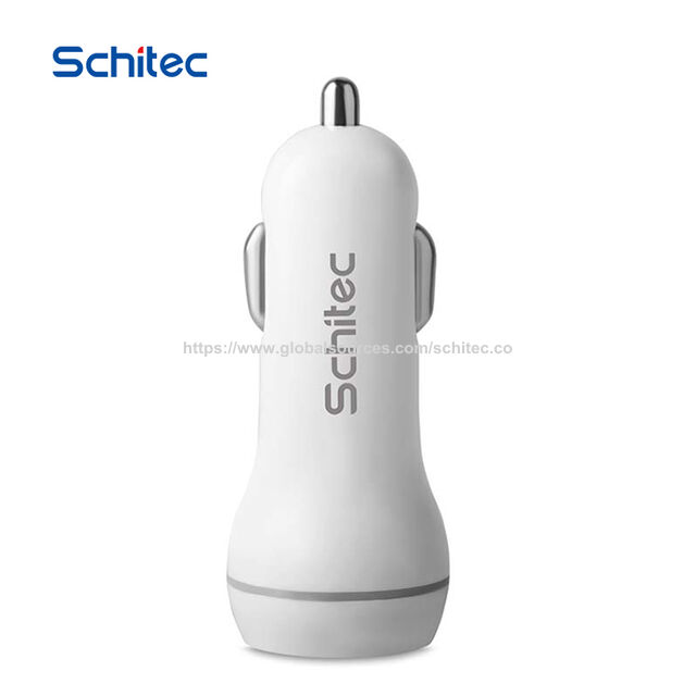 Chargeur de voiture mini double port charge rapide