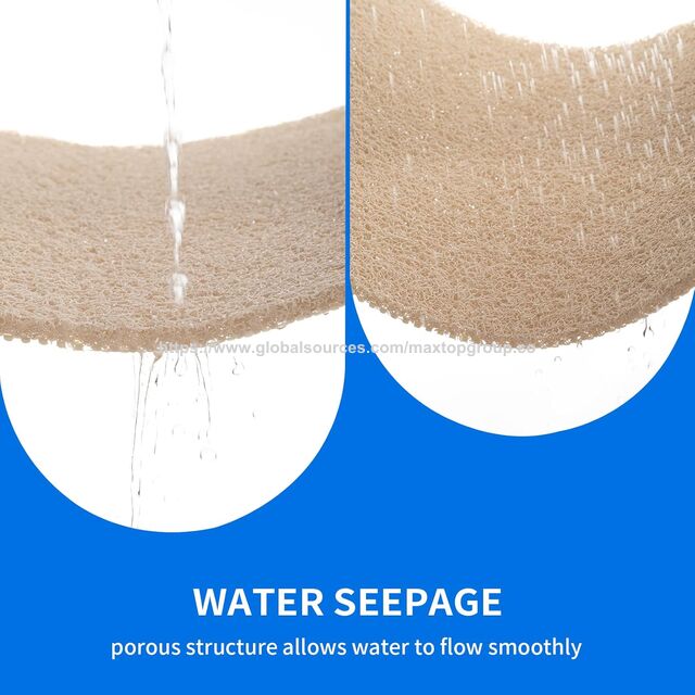 Tapis de Bain en PVC Antidérapant, Sans BPA, Durable, avec Massage des Pieds, Drainage Rapide, Facile à Nettoyer et Découpable pour la Sécurité des Salles de Bain, Hôpitaux, Personnes Âgées et Enfants