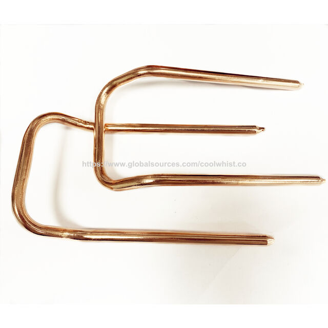 Tuyau de chaleur en cuivre fritté courbé de 8 mm pour système de refroidissement
