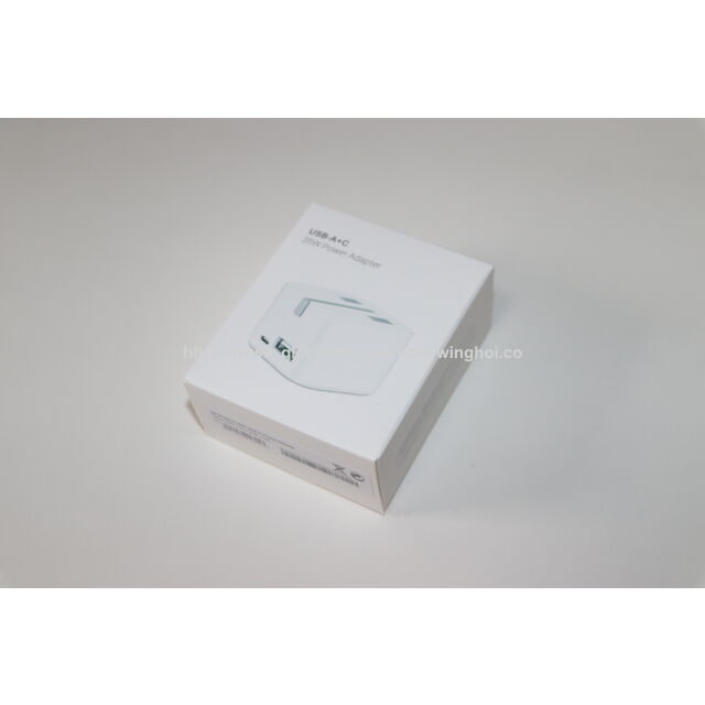 Cargador Rápido de Pared USB-C 35W para Móvil con Doble Puerto, Tipo UK, Plegable, Precio A+C al por Mayor