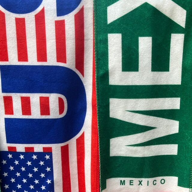 Écharpe de supporter de football pour jour de match, écharpes de pays pour la Coupe du Monde - Mexique, États-Unis, Canada, Brésil, Portugal, Argentine, Pays-Bas - Super Usine