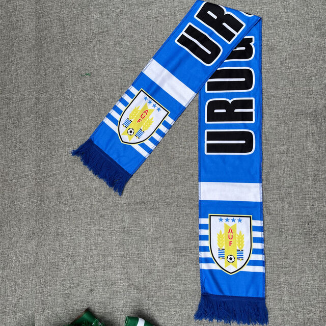 Écharpe de supporter de football pour jour de match, écharpes de pays pour la Coupe du Monde - Mexique, États-Unis, Canada, Brésil, Portugal, Argentine, Pays-Bas - Super Usine
