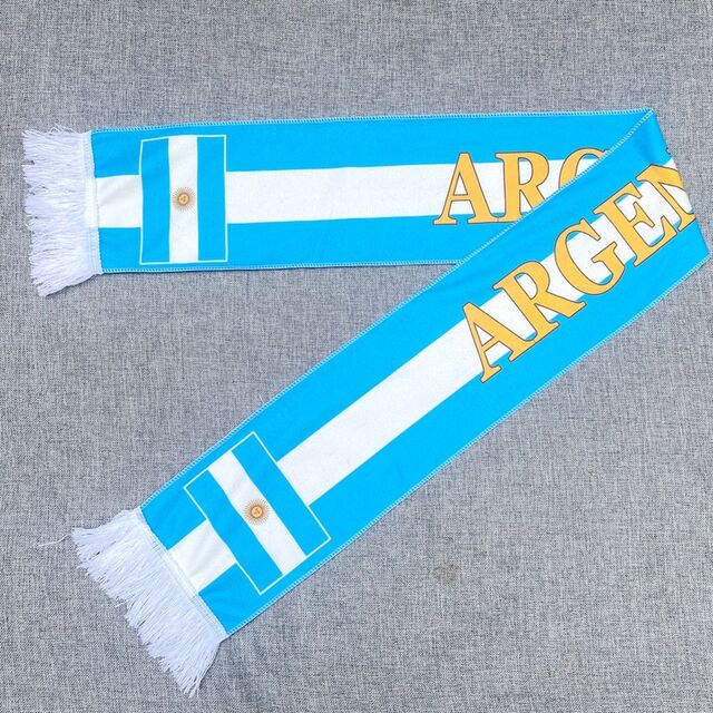 Écharpe de supporter de football pour jour de match, écharpes de pays pour la Coupe du Monde - Mexique, États-Unis, Canada, Brésil, Portugal, Argentine, Pays-Bas - Super Usine