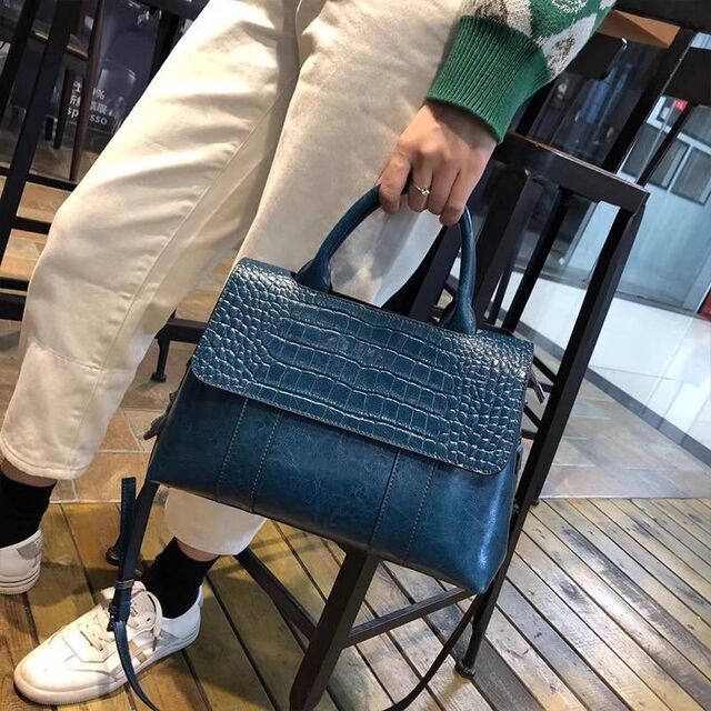Große Schultertaschen aus weichem Leder mit Reißverschluss und hoher Kapazität
