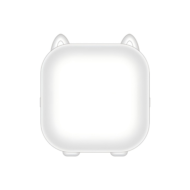 Imprimante Thermique d'Étiquettes BT Connectée Imprimante d'Autocollants Compacte Sans Fil Machine à Étiquettes Petite Imprimante avec Batterie 800mAh