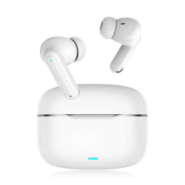 Auriculares Inalámbricos Bluetooth con Cancelación de Ruido Activa (ANC) y Cancelación de Ruido Ambiental (ENC)
