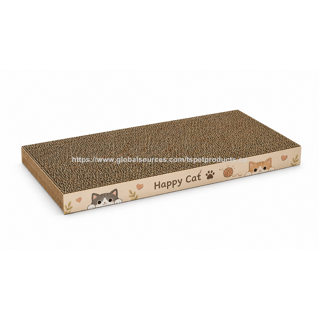 Planche à Gratter Ronde en Carton Ondulé pour Chats
