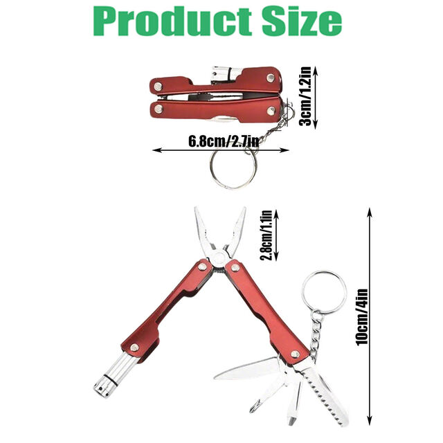 Multifunktionswerkzeug Überlebens-Kit für Notfälle, Outdoor-Camping, Rettungsausrüstung