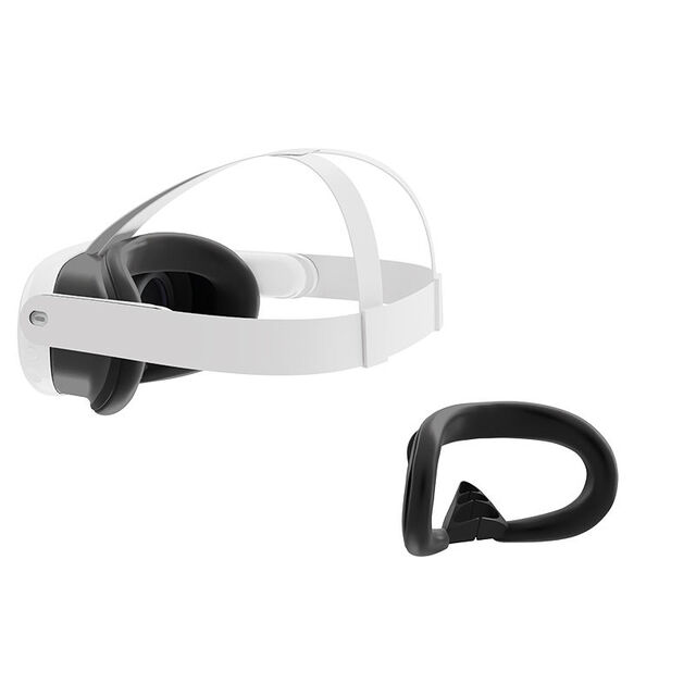 Cubierta de Silicona para Meta Quest 3, Máscara VR Anti Fugas de Luz