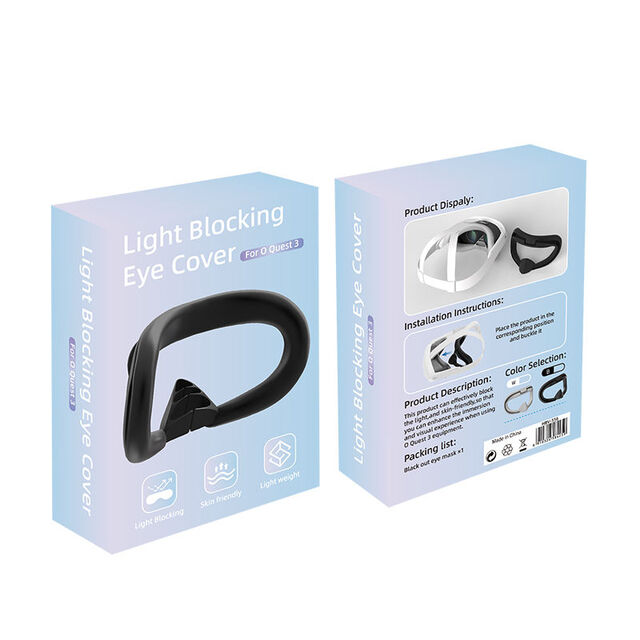Cubierta de Silicona para Meta Quest 3, Máscara VR Anti Fugas de Luz