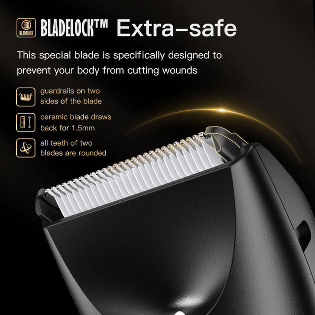 Hairspower IPX7 Trimmer 61-90 Min Balls Body Groomer