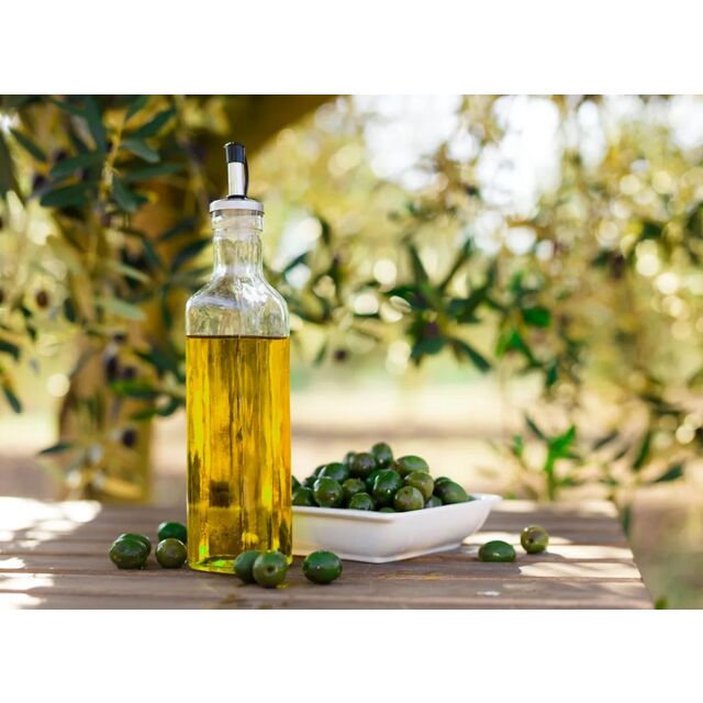 Aceite de Oliva Virgen Extra Ecológico al por Mayor Refinado Natural para Cocina, Envase de Botella de Vidrio, Directo del Proveedor