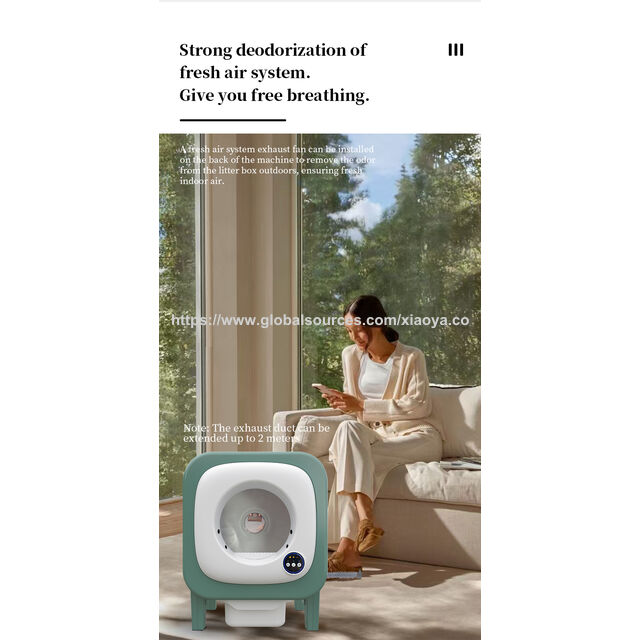 Litière Intelligente Anti-Odeur pour Chats, Sûre avec Multi-Capteurs, pour Familles Multi-Chats | Toilettes pour Chat