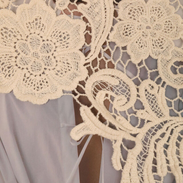 Tissu d'ameublement en dentelle africaine douce, soignée, résistante à l'eau et soluble dans l'eau