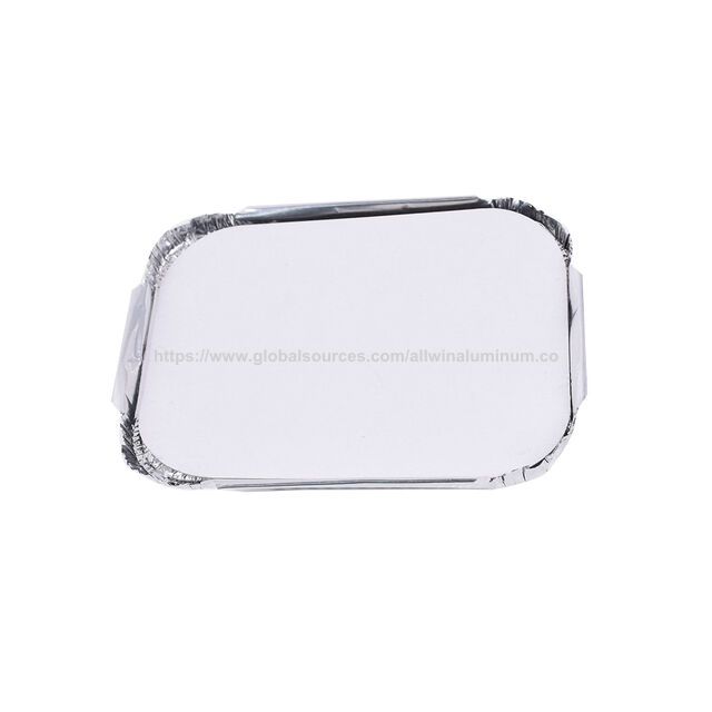 Boîte à salade à emporter en feuille d'aluminium avec couvercle - Moule de cuisson en aluminium
