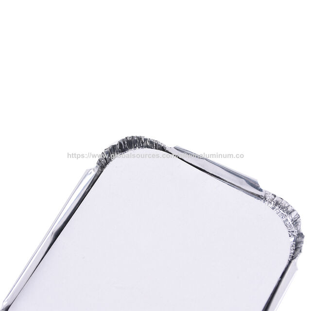 Boîte à salade à emporter en feuille d'aluminium avec couvercle - Moule de cuisson en aluminium