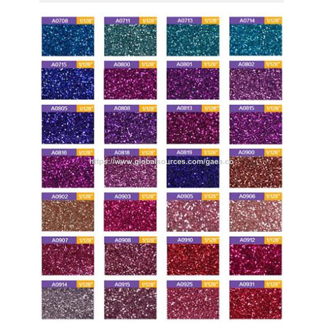 Polyester Glitzerpulver für Basteldekorationen, umweltfreundliches PET für Kinderbastelarbeiten
