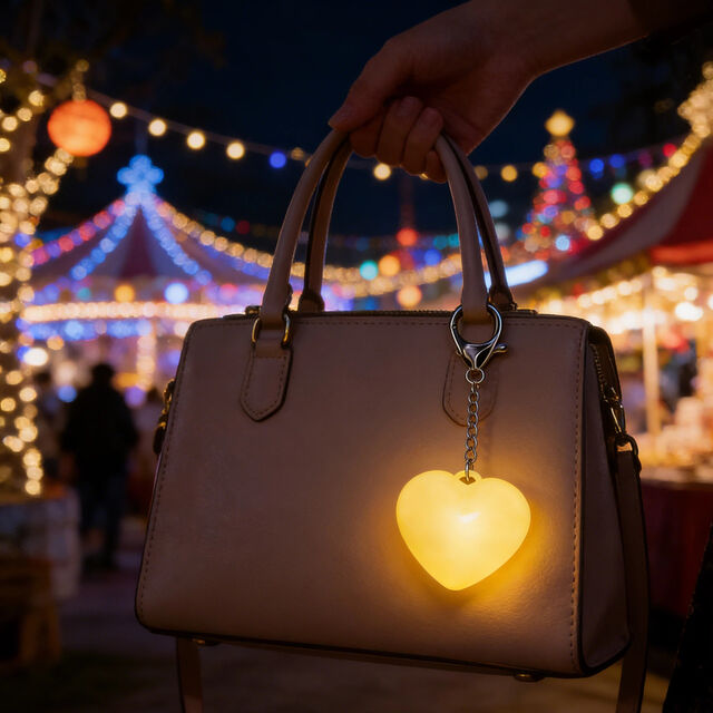 Lampe LED pour Sac à Dos Activée par Tactile : Accessoire de Sac à Dos et Porte-Clés