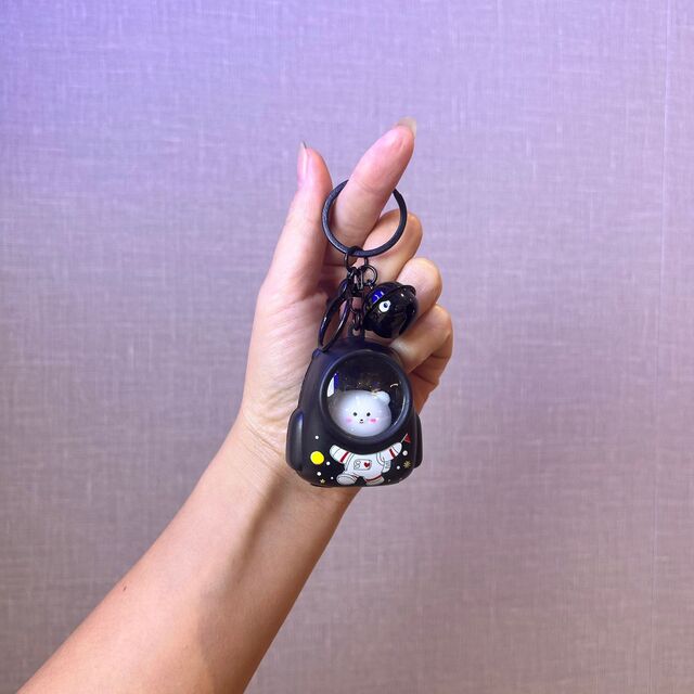 Veilleuse d'Ambiance Thème Dessin Animé, Lampe de Nuit pour Sac à Dos, Porte-clés et Breloque de Sac