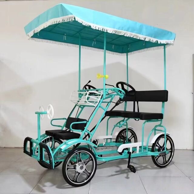 Bicicleta Tándem para Padres e Hijos de Acero de Alto Carbono