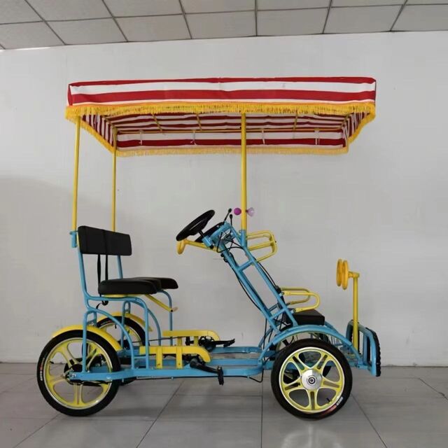 Bicicleta Tándem para Padres e Hijos de Acero de Alto Carbono