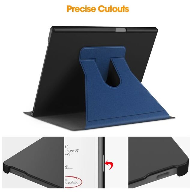 Suporte de Tensão Rotativo, Capas Inteligentes de Couro para Tablet ReMarkable