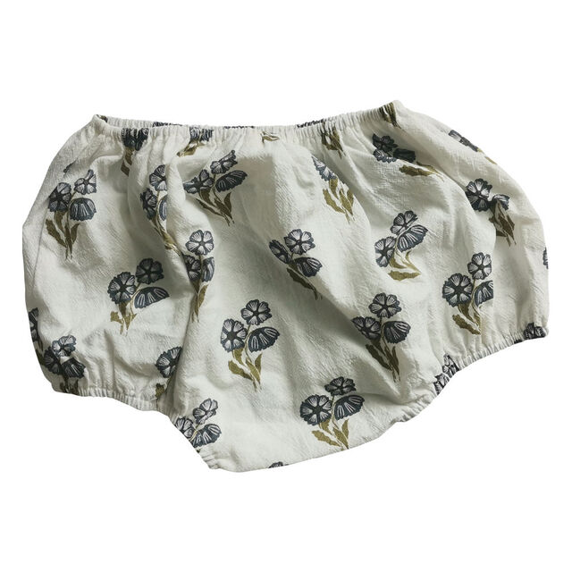 Bombachos Cortos para Bebé con Estampado Floral de Algodón Spandex