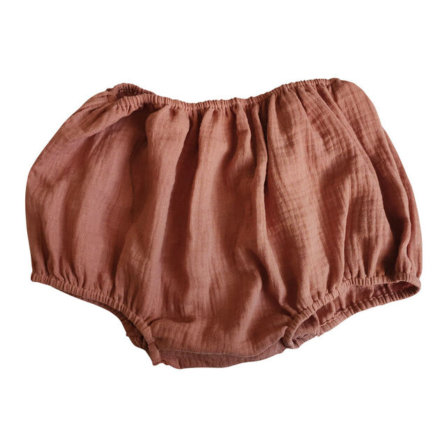 Bombachos Cortos para Bebé con Estampado Floral de Algodón Spandex