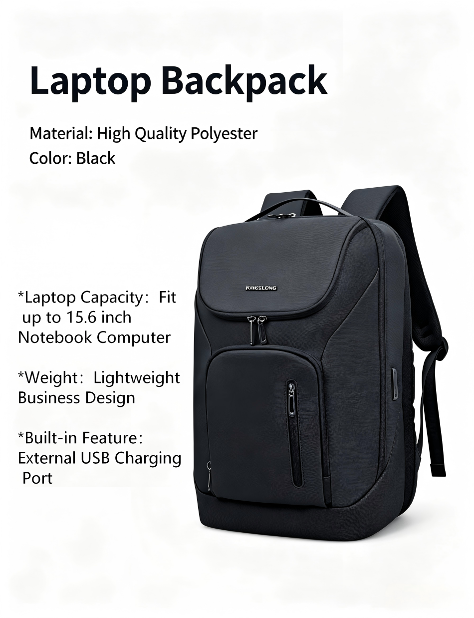 business computer laptop backpack Samsonite Unzips to lay flat for fast and easy screening at the airport without removing the laptop Durable 15.6 Inch Polyester Business