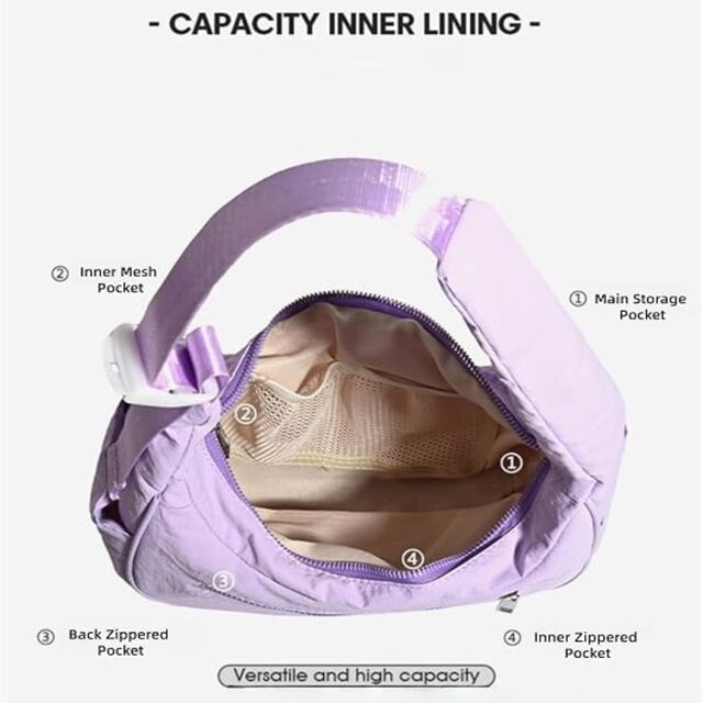 Bolso Pequeño de Hombro Media Luna para Mujer, Bolso Acolchado de Nailon Estilo Puffer, Lindo Bolso con Correa Ajustable, Bolso Casual de Moda, Bolso Suave