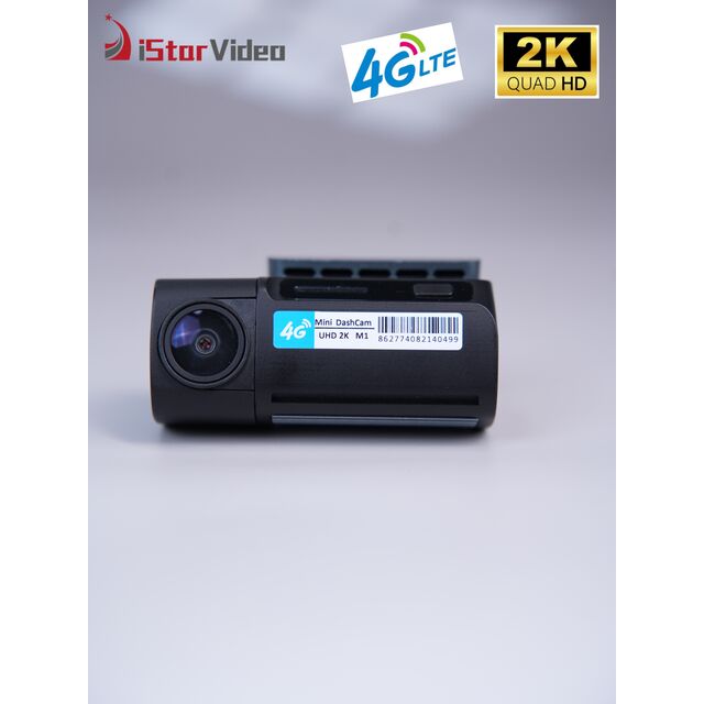 Mini Dashcam Inteligente 4G 2K Doble Lente | Comunicación Bidireccional, Vista Remota, Geo-cerca, Alarma de Estacionamiento, DMS